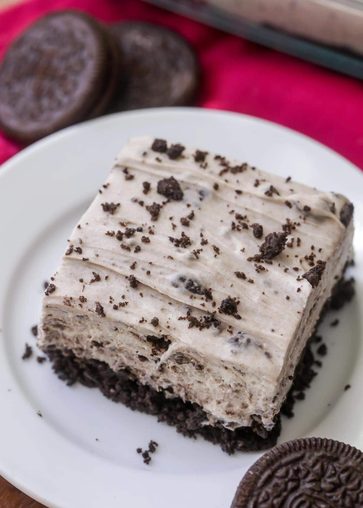 No Bake Oreo Cheesecake Recipe {15 minutes to make!  }
