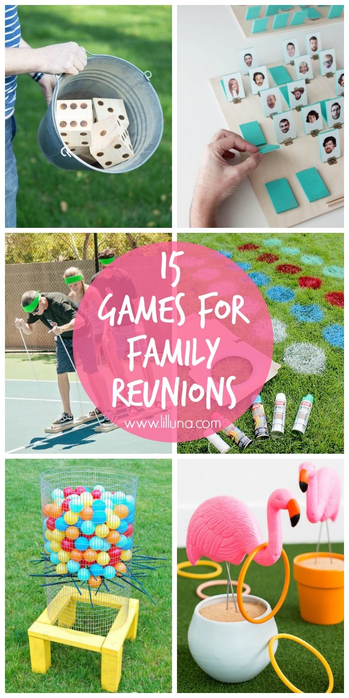 15 family reunion game ideas