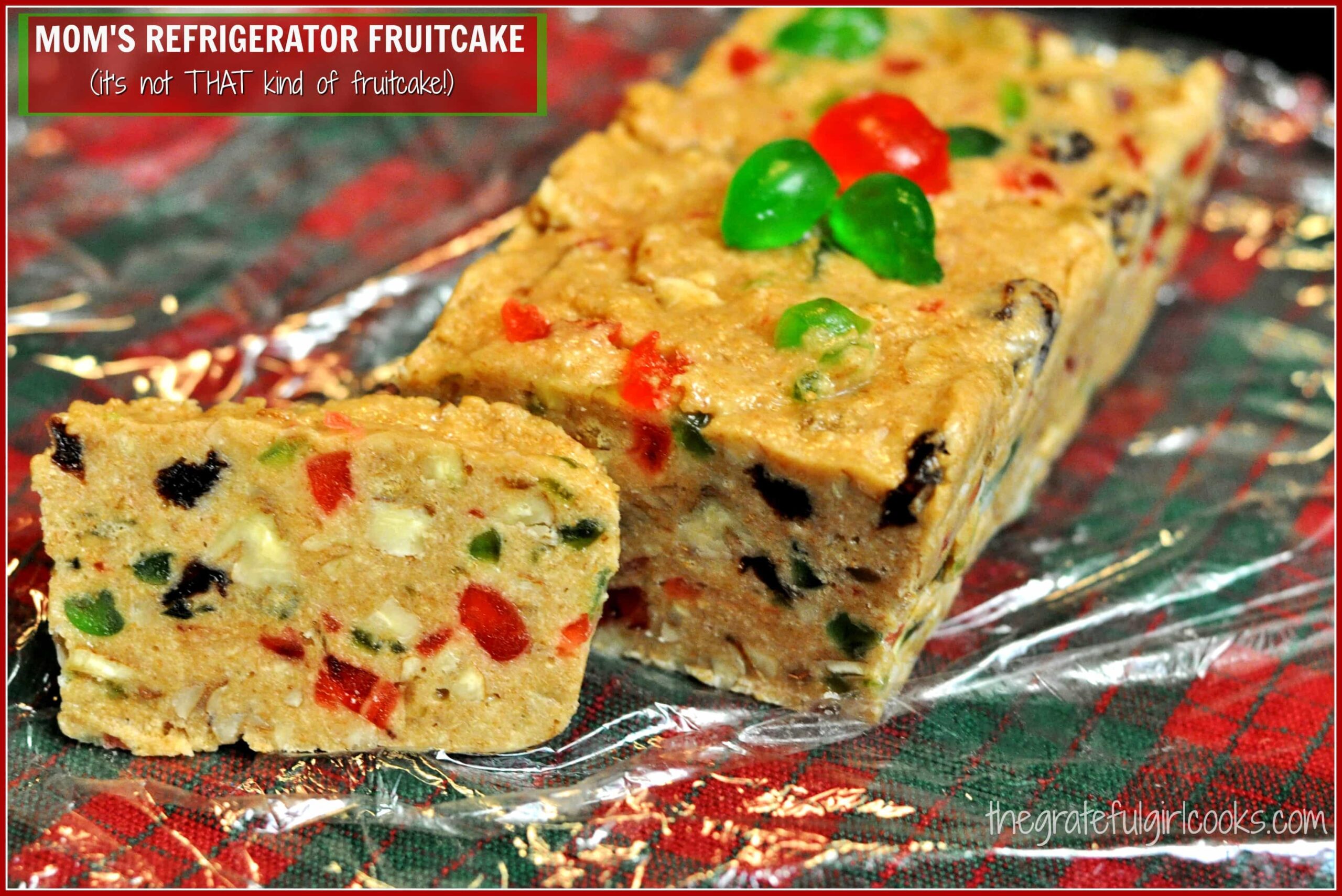 What is the green stuff in fruitcake?