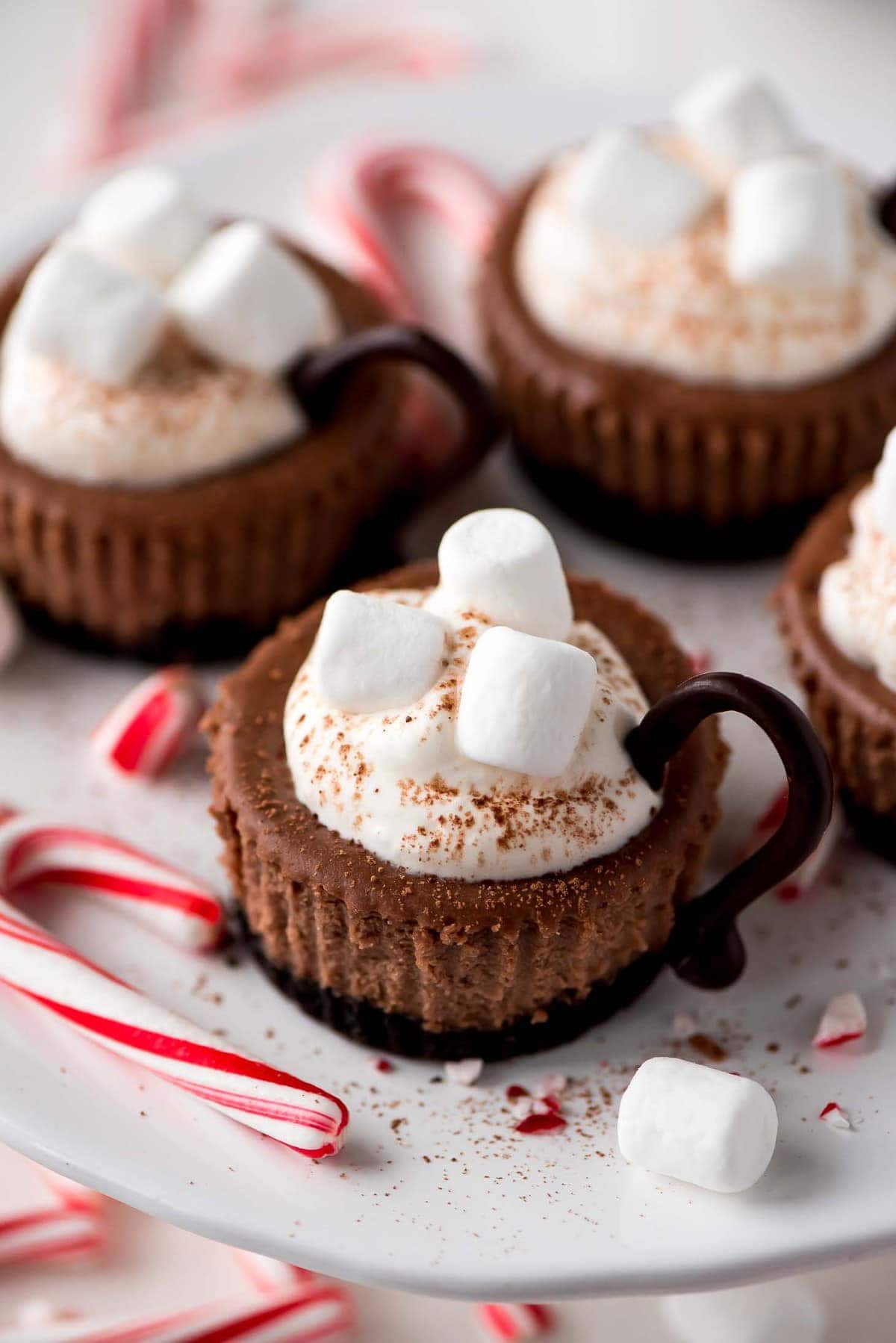 Hot Cocoa Cheesecake Mini {Lovely Holiday Treat}